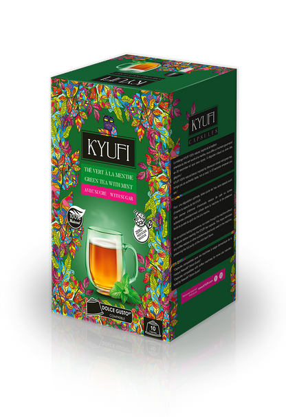 Thé Vert Instantané À La Menthe - Recette Authentique - Compatible Dolce Gusto