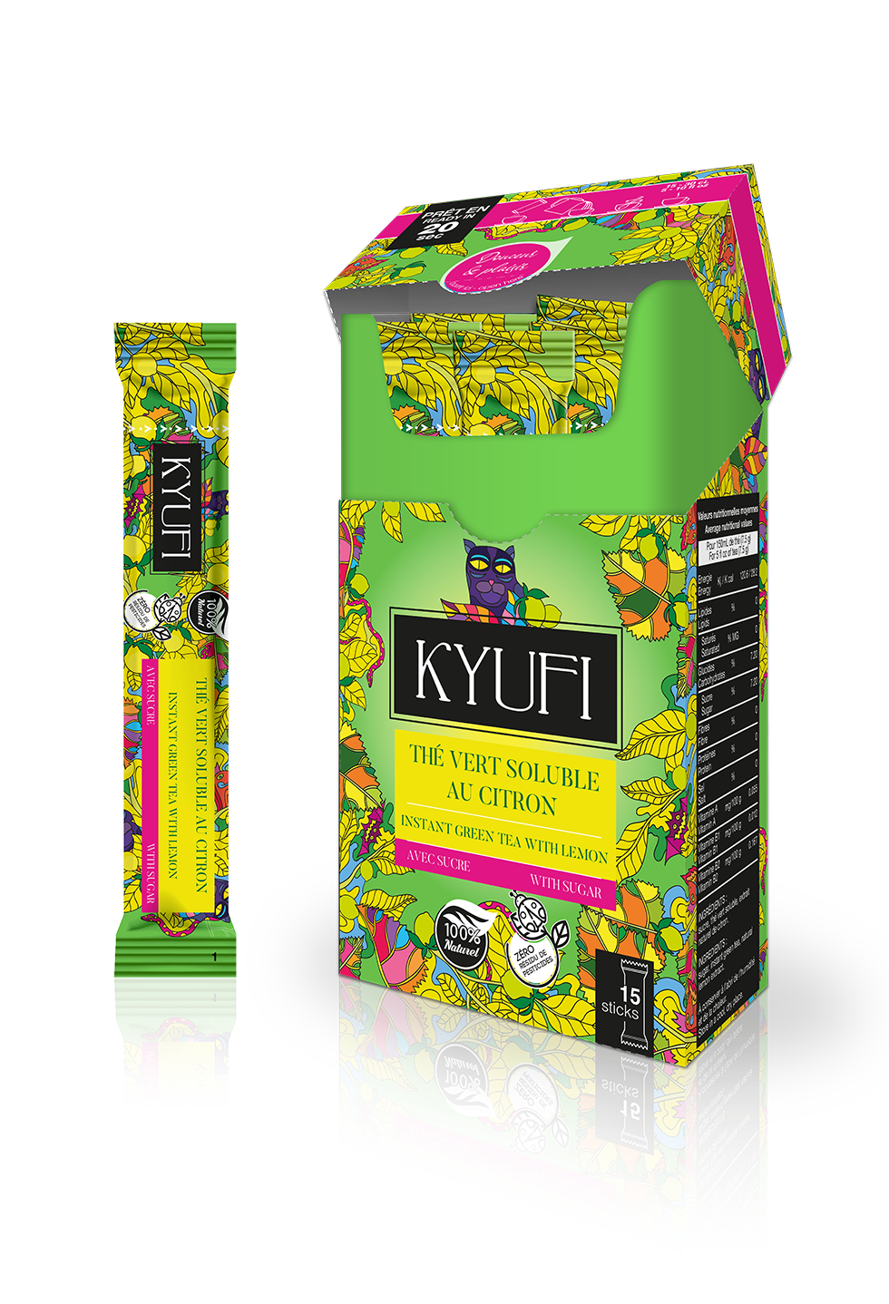 Thé Vert Citron – Douceur et plaisir – Sucré