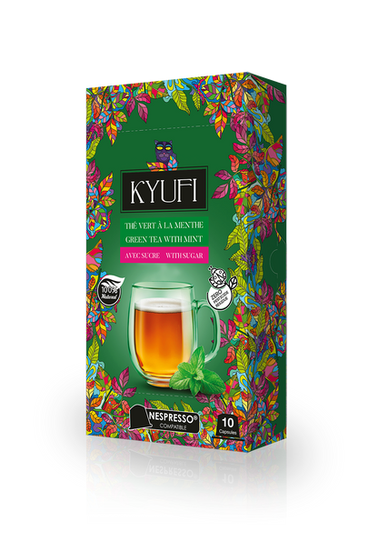 Thé Vert Instantané À La Menthe - Recette Authentique - Compatible Nespresso