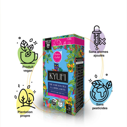 Thé Noir Bergamote – Fraîcheur et plaisir – Sucré